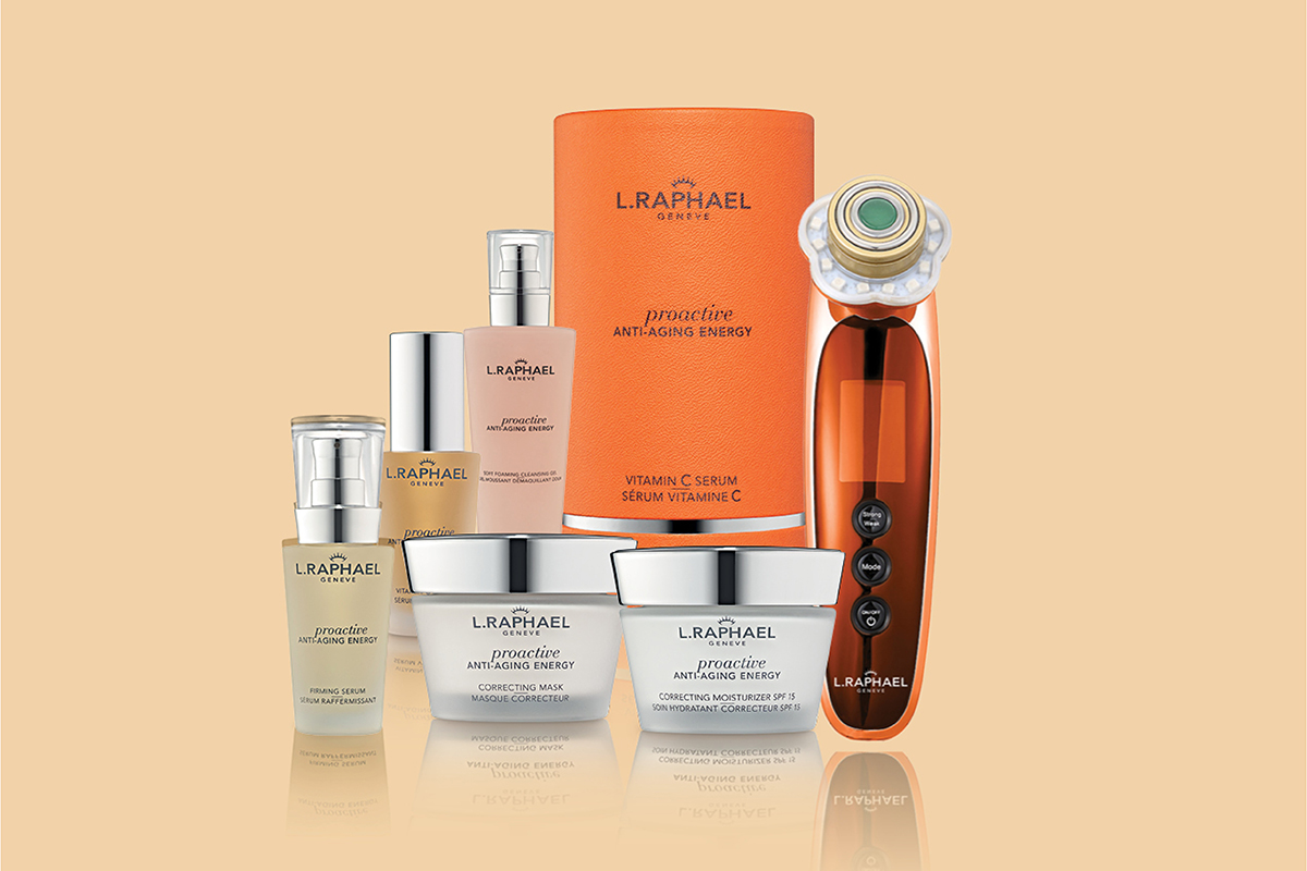 A product line of L.Raphael anti-aging productucts. The image suggests a high-end and luxury skincare product.