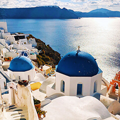 A Luxury Card Concierge testimonial requesting arranging travel plans to Greece.
